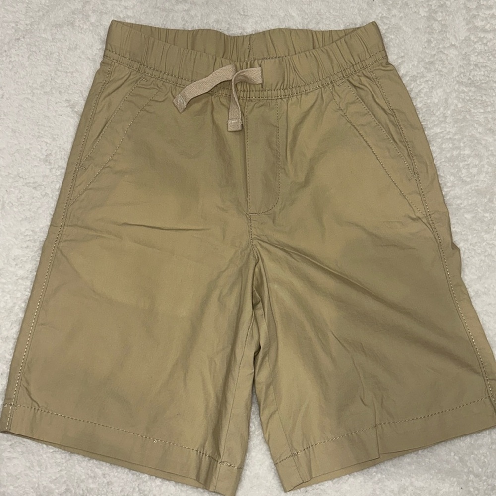 Khaki colored Nautica shorts.